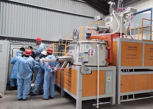 安徽合肥客戶，歐冠EUROCROWN高.端邦定機發(fā)貨！